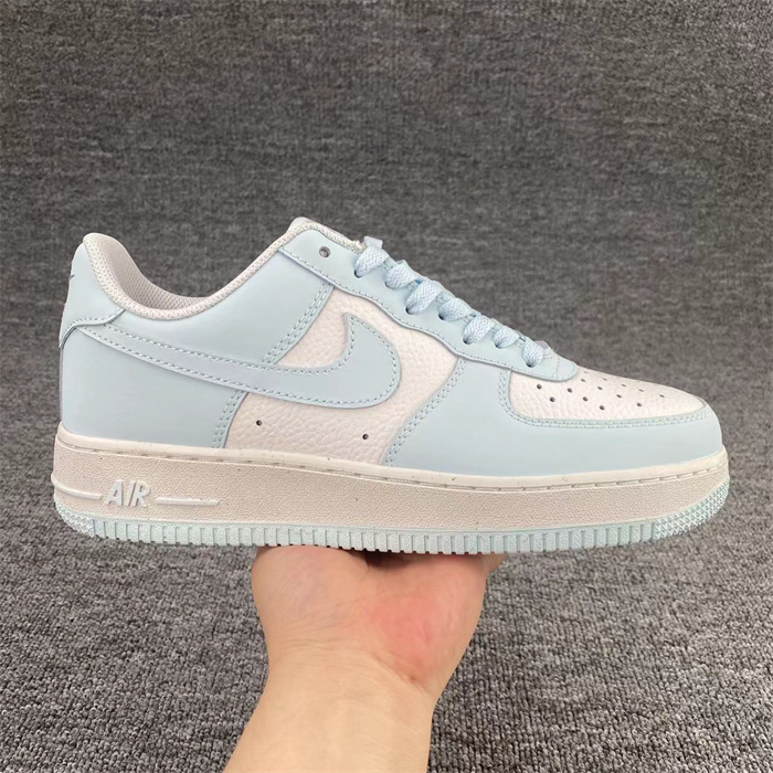 Men's Air Force 1 Low White/Blue Shoes Top 0340